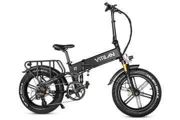 I7 Pro Folding Full Suspension Electric Bike