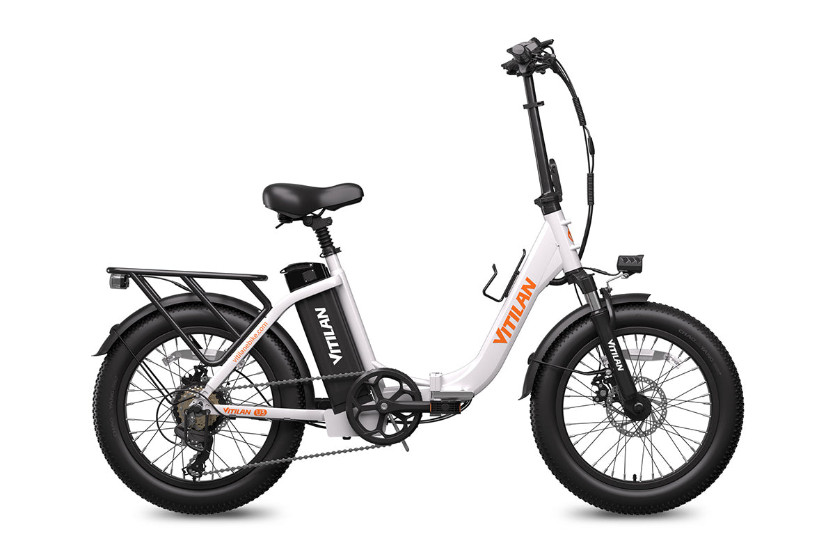 U3 Full Suspension Foldable Fat Tire Electric Bike