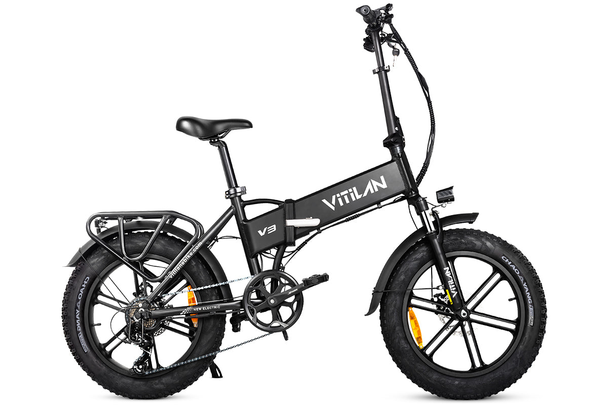 V3 2.0 Folding Fat Tires Adult All Terrain Electric Bike